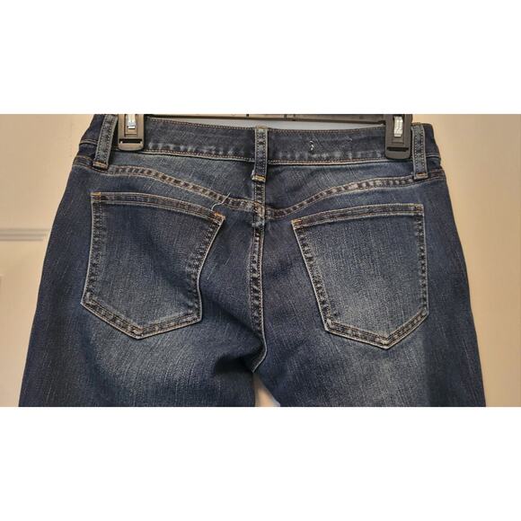Gap Curvy Flare Womens Low Rise Stretch Blue Jeans Size 25/0r - Picture 9 of 11